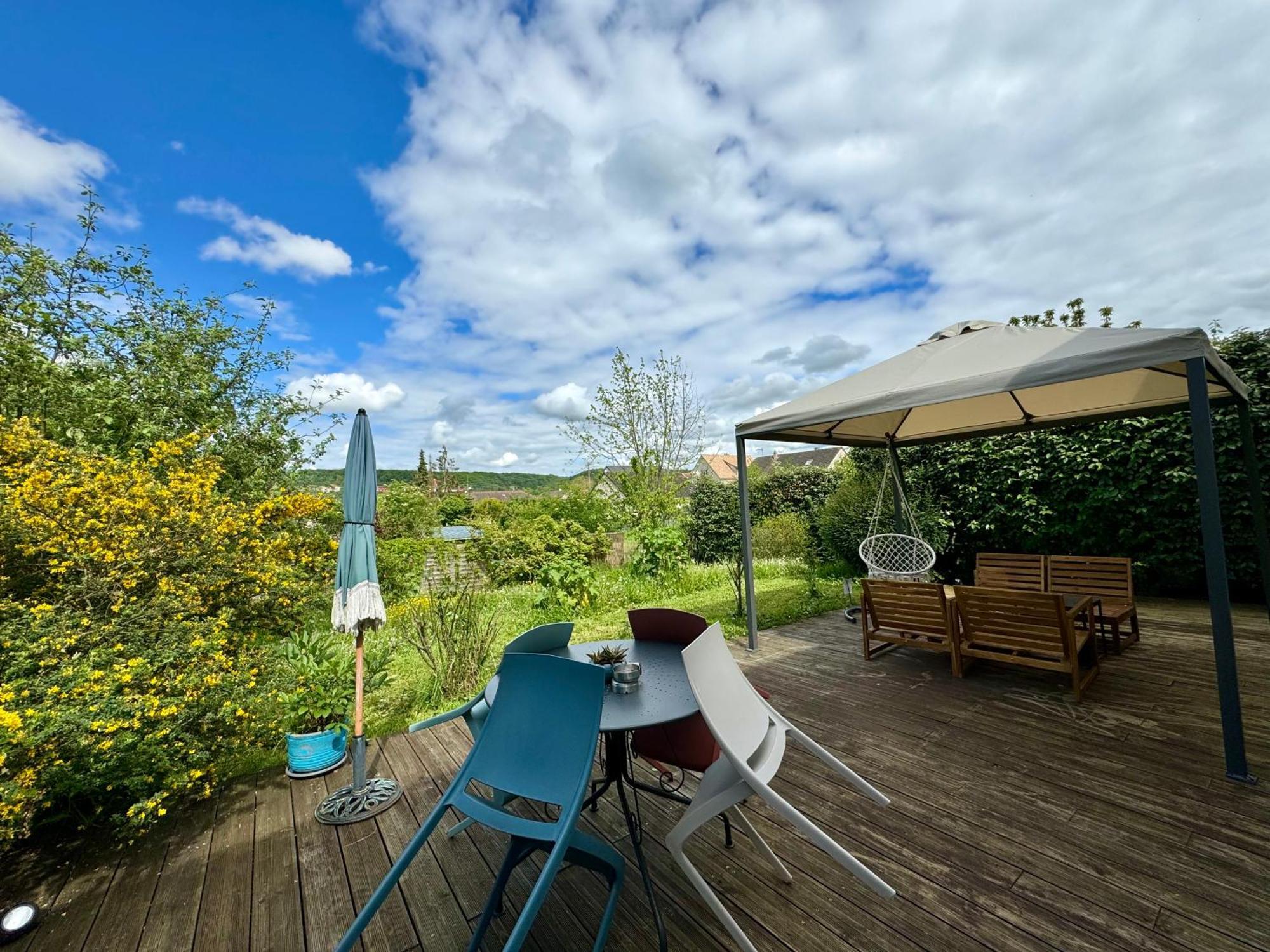 La Mandragora - Maison Avec Jardin Et Poele A Bois Vernon  Exterior foto